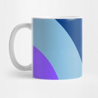 Boho dark negative rainbow pattern Mug